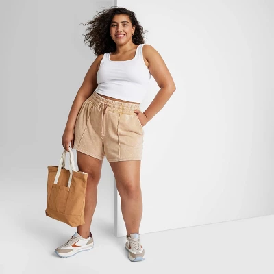 Women's High-Rise Fleece Shorts - Wild Fable⢠- Image 5