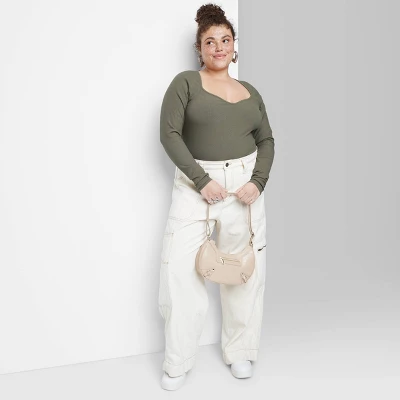 Women's Long Sleeve Sweetheart Neck Seamless Shirt - Wild Fable⢠- Image 5