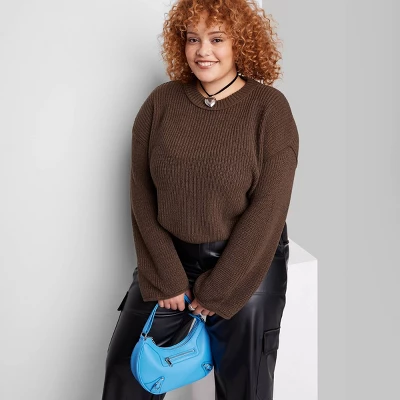 Women's Crewneck Boxy Pullover Sweater - Wild Fable⢠- Image 4