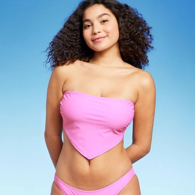 Women's Handkerchief Bandeau Bikini Top - Wild Fable⢠- Image 8