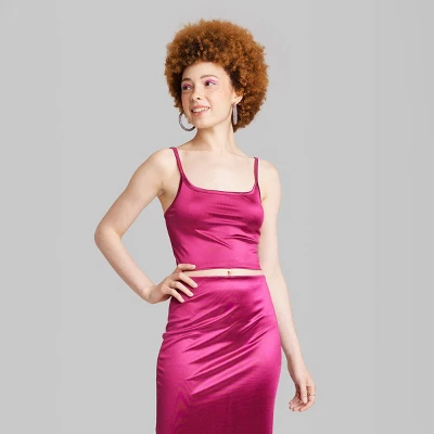 Women's Shine Knit Tiny Tank Top - Wild Fableā¢