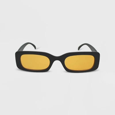 Women's Solid Plastic Rectangle Sunglasses - Wild Fable⢠- Image 2