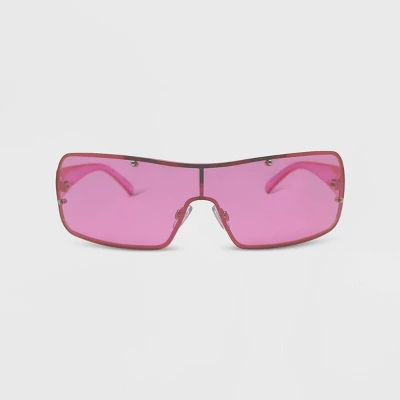 Women's Rimless Wrap Shield Sunglasses - Wild Fable⢠- Image 2