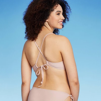 Women's Striped Crochet Bralette Bikini Top - Wild Fable⢠- Image 4