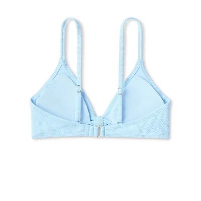 Women's Tie-Front Pique Textured Bralette Bikini Top - Wild Fable⢠- Image 6