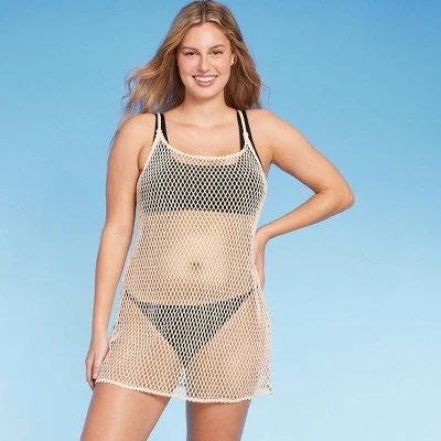 Women's Tassle Trim Crochet Cover Up Dress - Wild Fable⢠- Image 2