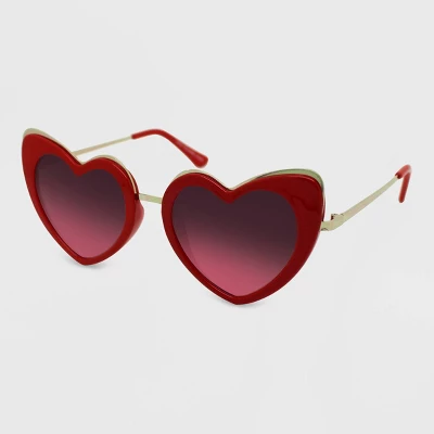 Women's Heart Sunglasses - Wild Fable⢠Red