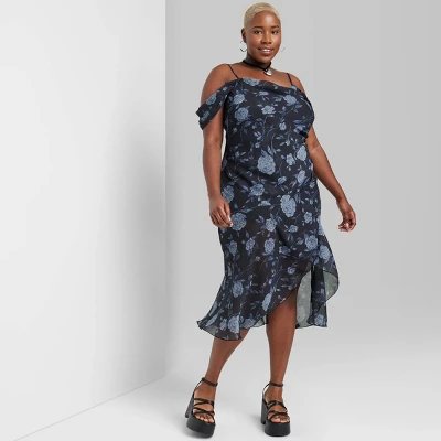 Women's Asymmetrical Midi Dress - Wild Fable⢠- Image 4