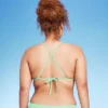Women's Scoop Neck Crisscross Bralette Bikini Top - Wild Fable™