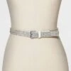 Women's Rhinestone Belt - Wild Fable™ White