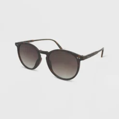 Women's Plastic Round Sunglasses - Wild Fable™ Brown