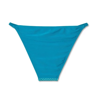 Women's Crochet Overlay Extra Cheeky Bikini Bottom - Wild Fable⢠Green - Image 6