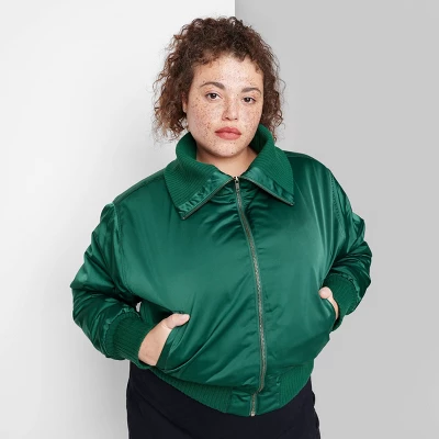 Women's Satin Bomber Jacket - Wild Fable⢠- Image 5