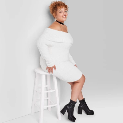 Women's Long Sleeve Mini Sweater Dress - Wild Fable⢠- Image 4