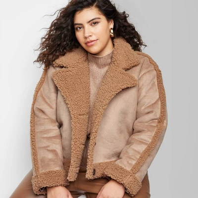Women's Faux Shearling Jacket - Wild Fable⢠- Image 4