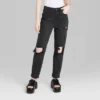 Women's Super-High Rise Tapered Jeans - Wild Fable™ Black Denim