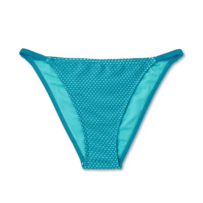 Women's Crochet Overlay Extra Cheeky Bikini Bottom - Wild Fable⢠Green - Image 5