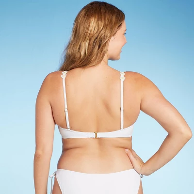 Women's Embroidered Daisy Strap Underwire Bikini Top - Wild Fable⢠- Image 4