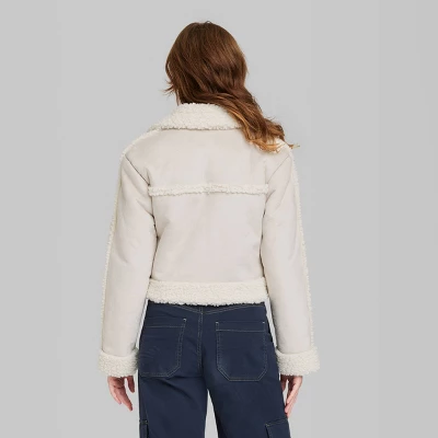 Women's Faux Shearling Jacket - Wild Fable⢠- Image 3