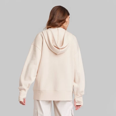 Women's Oversized Zip-Up Hoodie - Wild Fable⢠- Image 2
