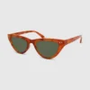 Women's Crystal Plastic Cateye Sunglasses - Wild Fable™ Light Brown