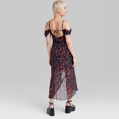 Women's Asymmetrical Midi Dress - Wild Fable⢠- Image 2