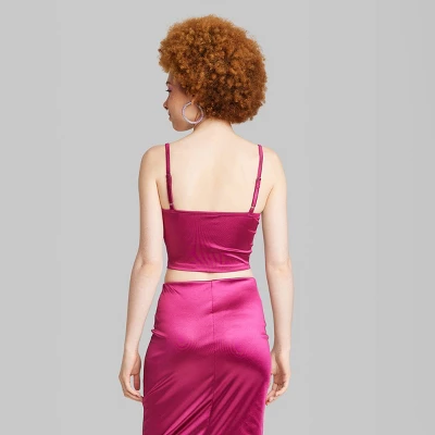 Women's Shine Knit Tiny Tank Top - Wild Fable⢠- Image 2