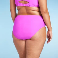 Women's Hipster Medium Coverage Bikini Bottom - Wild Fable™ Orchid Purple