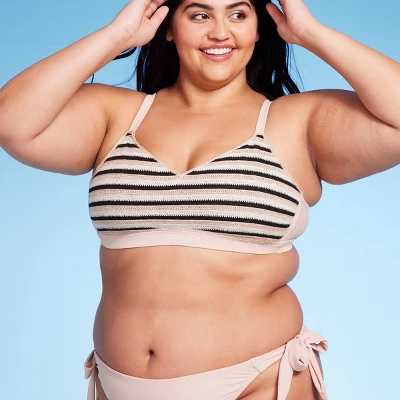 Women's Striped Crochet Bralette Bikini Top - Wild Fable⢠- Image 7