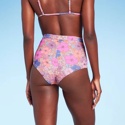 Women's Cheeky Boyshorts Bikini Bottom - Wild Fable⢠Floral Print - Image 4